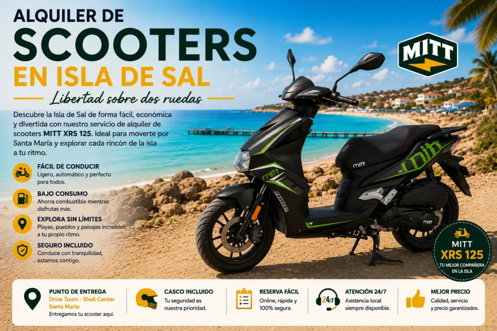 alquiler de scooter iska de sal