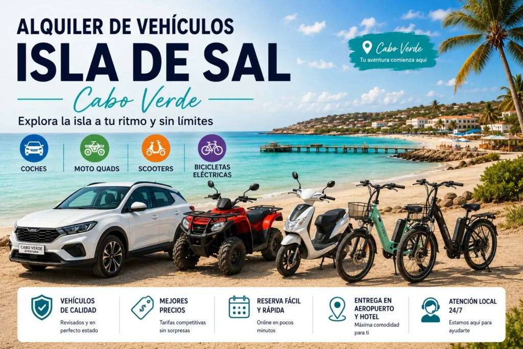 alquiler de vehiculos isla de sal - cabo verde